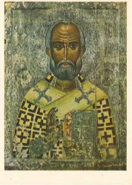 Икона «Св. Николай». XV век (Аредиу. Церковь Панагии Хриселеусы)