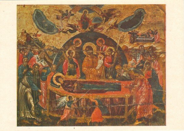Икона «Успение Богоматери». XVI век (Никозия. Собрание Фанеромени)
